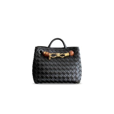 BOTTEGA VENETA SMALL ANDIAMO BLACK 743568 (25*22*10.5cm)